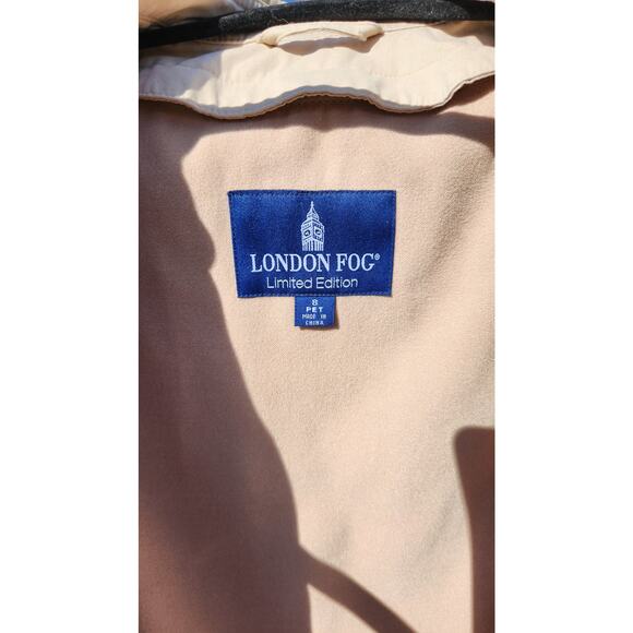 London Fog Limited Edition Trench Coat Size 8 Petite Removable Lining Classic - Picture 3 of 16